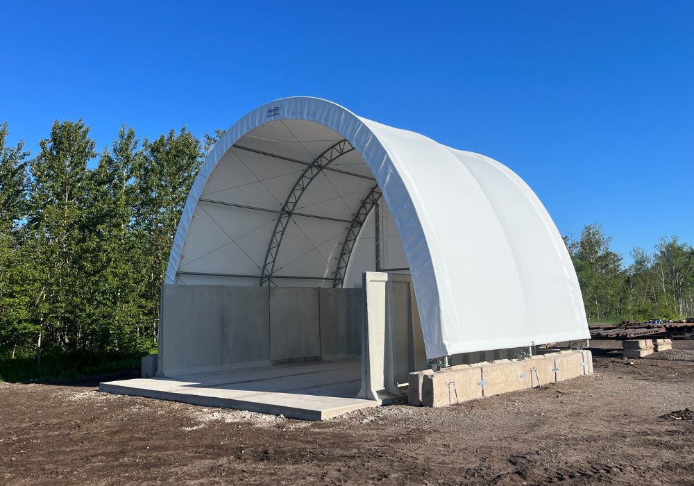 Canadian Pacific Salt Storage Shed