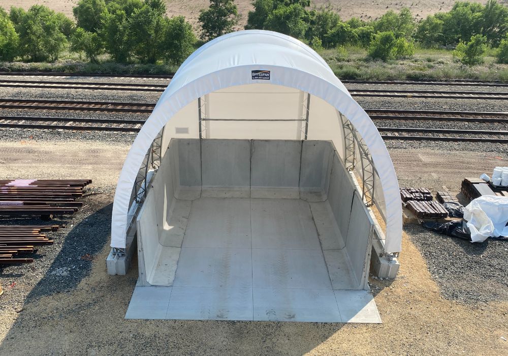 Canadian Pacific Salt Storage Shed