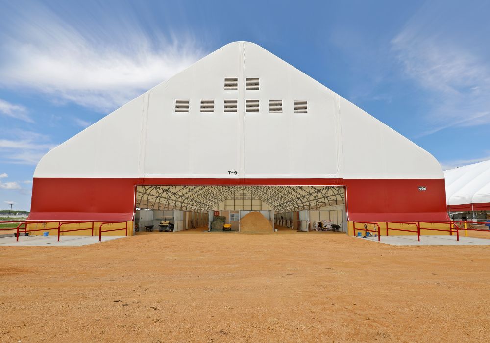 Horse Barn Construction at Canterbury Park