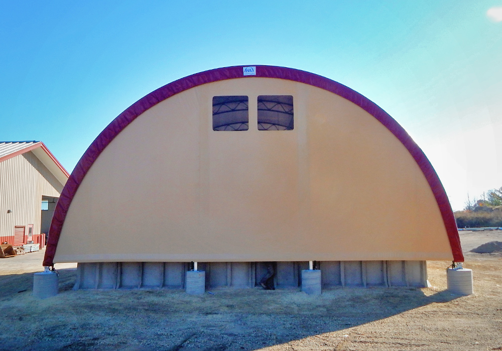 City of Minnetrista MN salt storage dome
