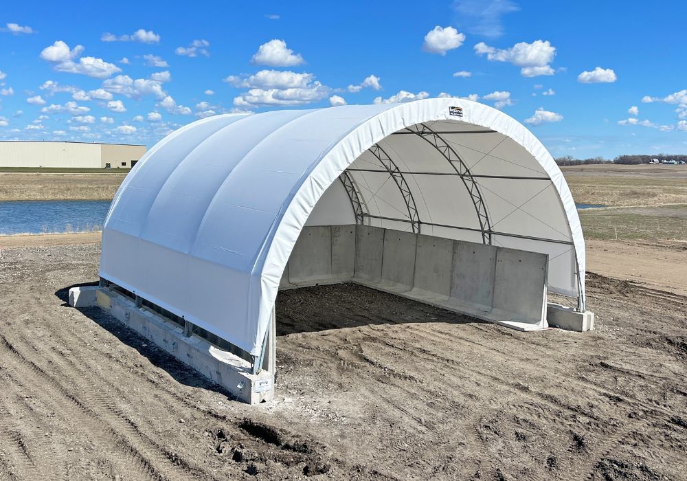 Dickinson County Iowa Salt Storage Dome