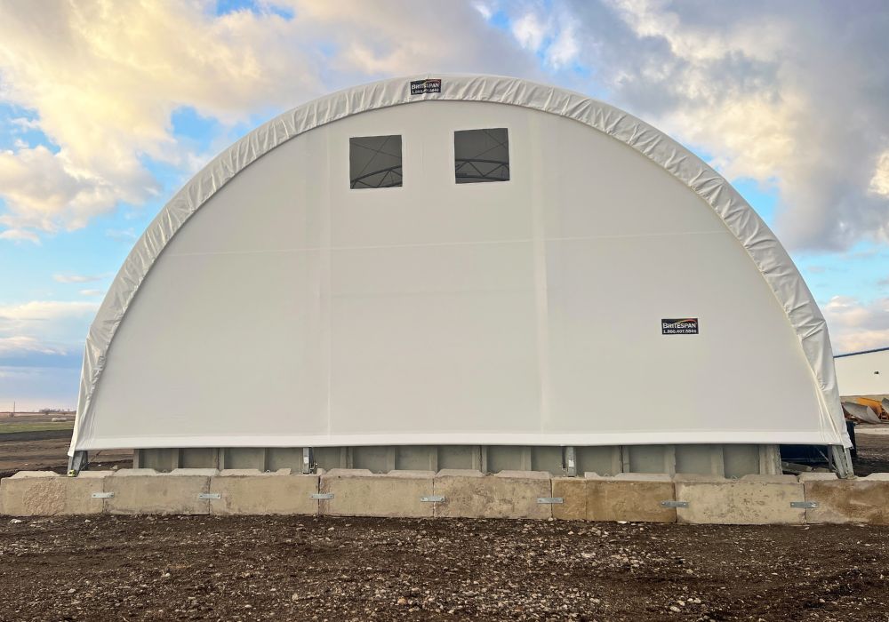 Dickinson County Iowa Salt Storage Dome