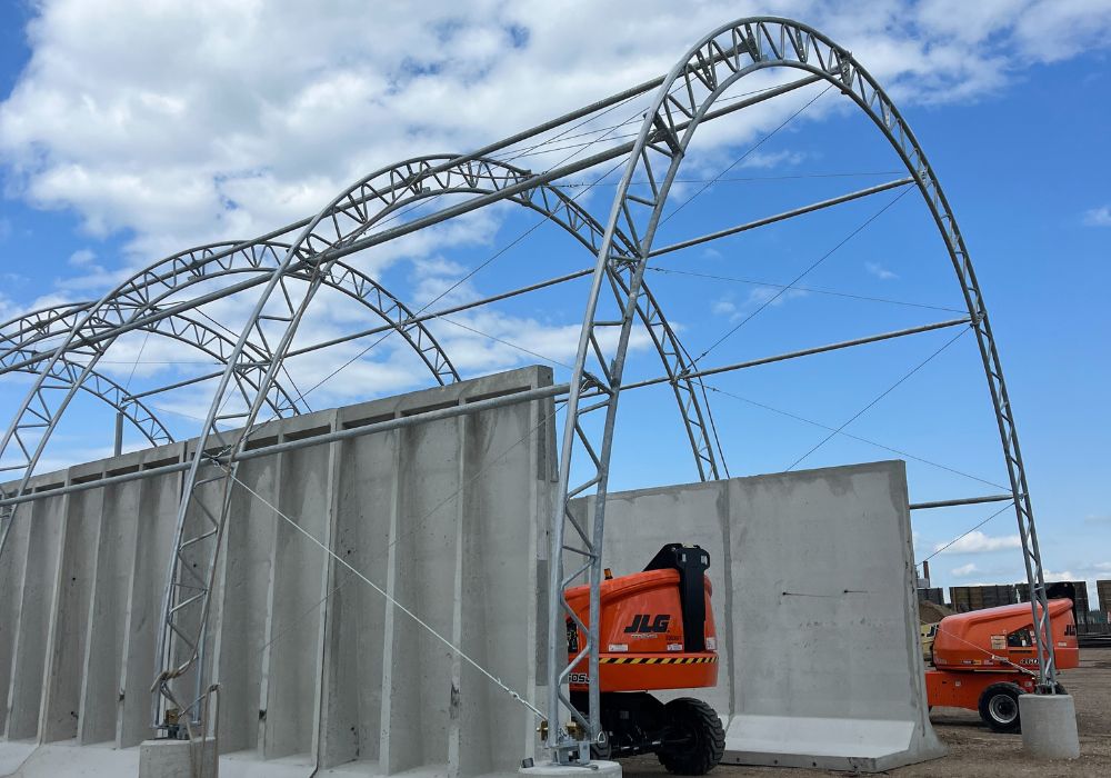 Grand Forks County North Dakota Salt Storage Shed