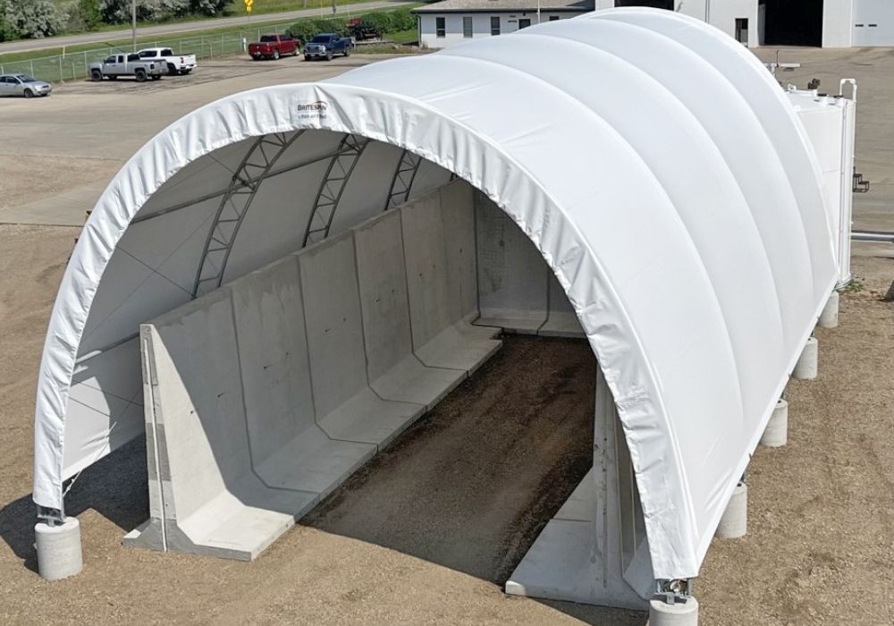 Grand Forks County North Dakota Salt Storage Shed