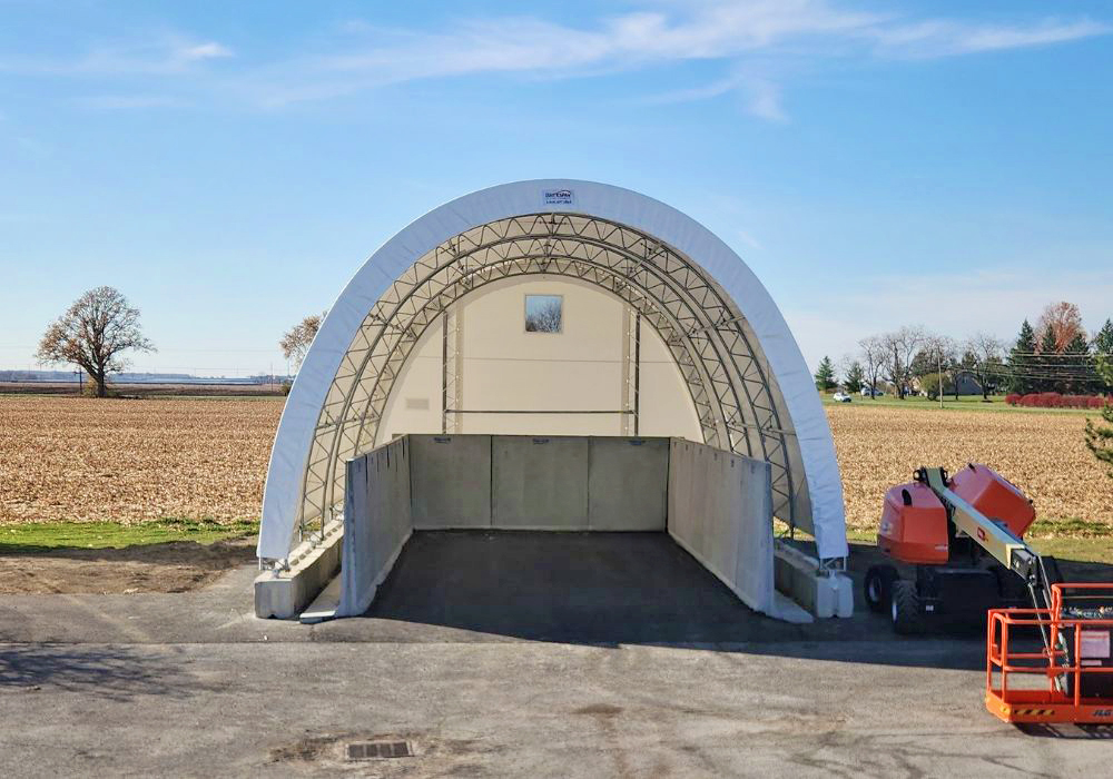 groton township ohio salt storage shed