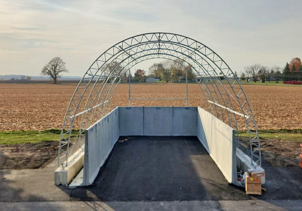 groton township ohio salt storage shed