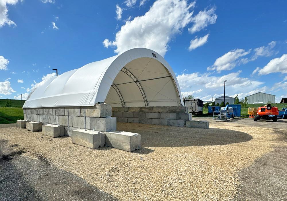 Linn County Iowa Salt Storage Shed