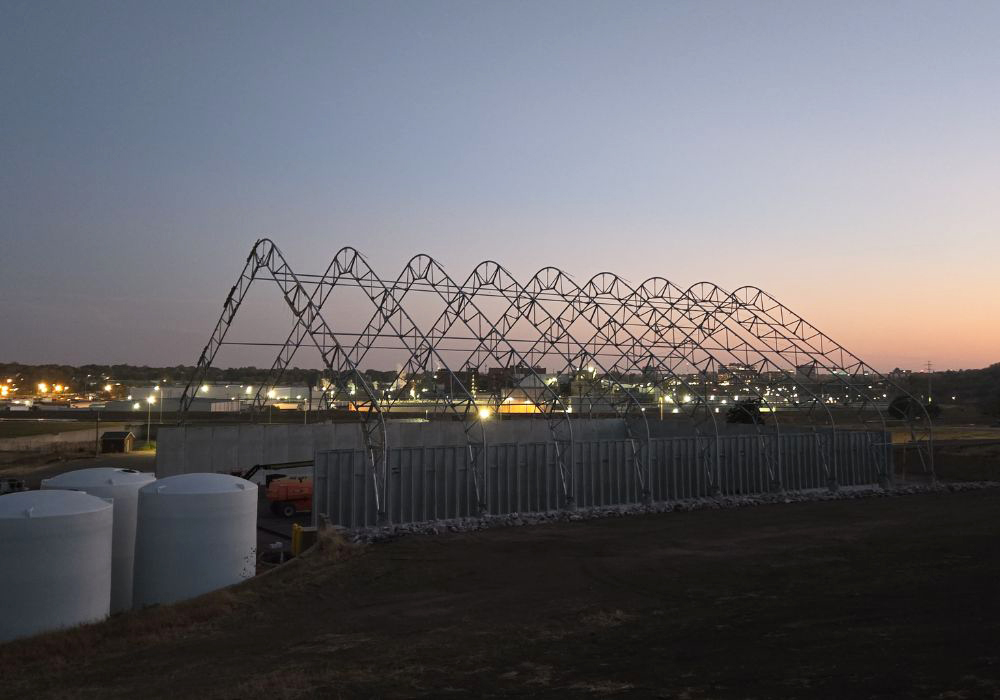 city of sioux falls south dakota salt storage building