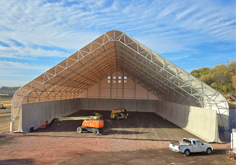 city of sioux falls south dakota salt storage building