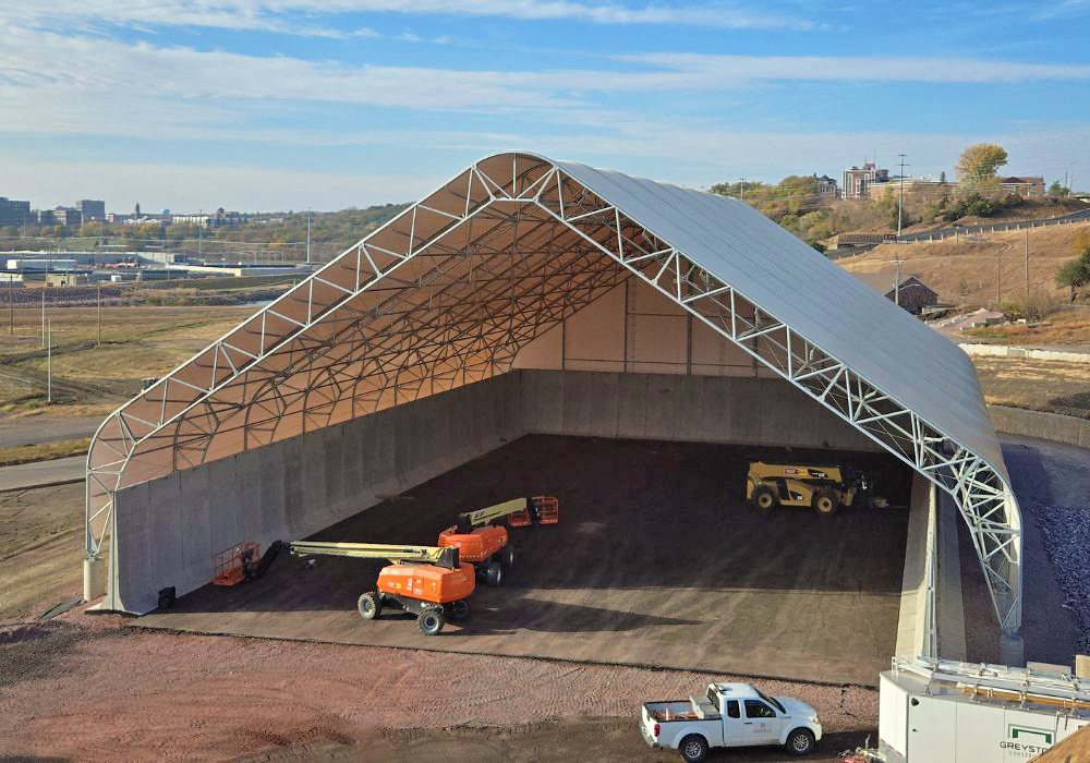 city of sioux falls south dakota salt storage building