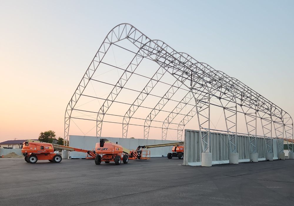 Stearns County Minnesota Salt Storage Shed