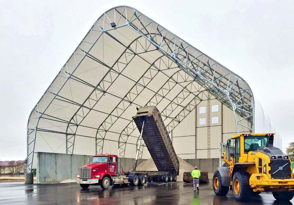 Stearns County Minnesota Salt Storage Shed