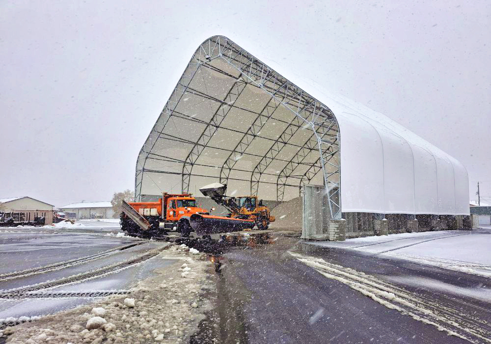 Stearns County Minnesota Salt Storage Shed