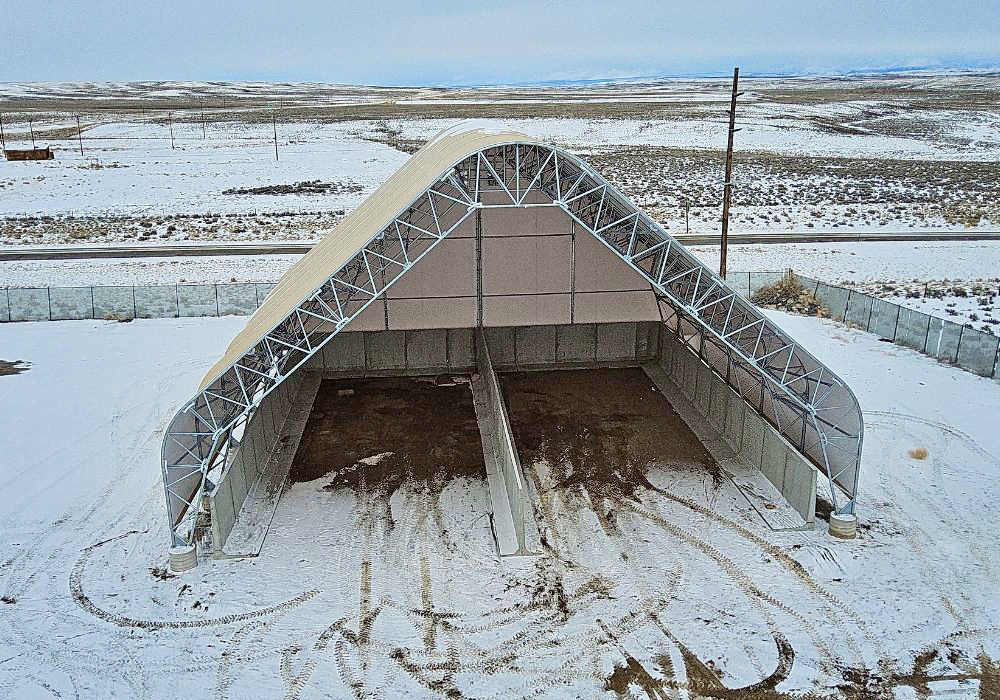 Sublette County Wyoming Salt Storage Shed