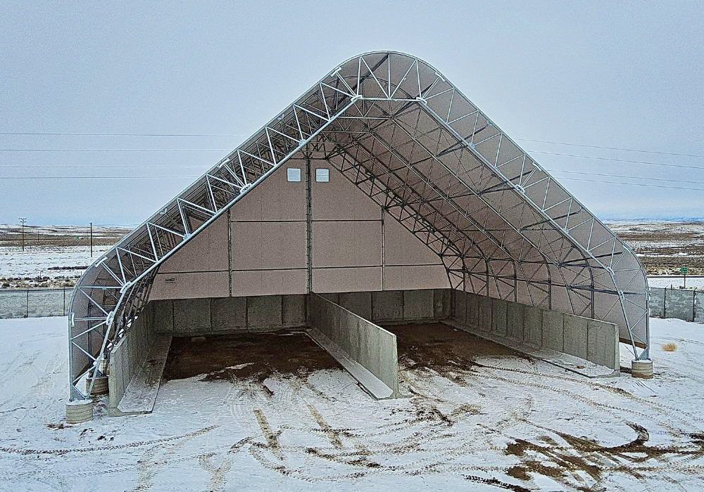 Sublette County Wyoming Salt Storage Shed