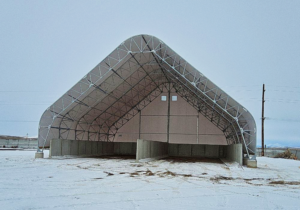 Sublette County Wyoming Salt Storage Shed