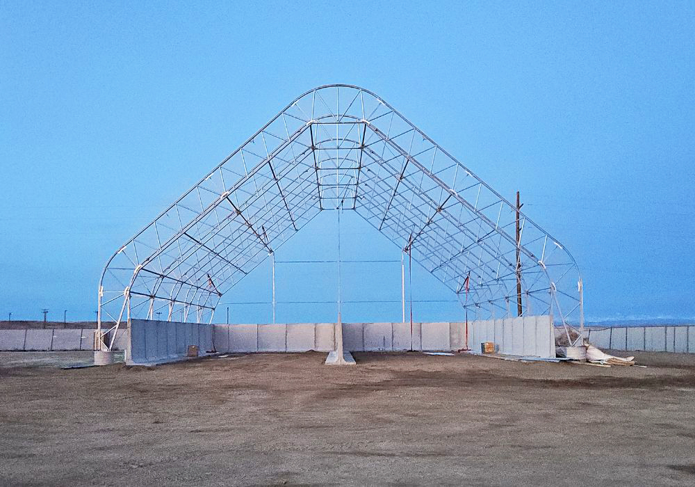 Sublette County Wyoming Salt Storage Shed