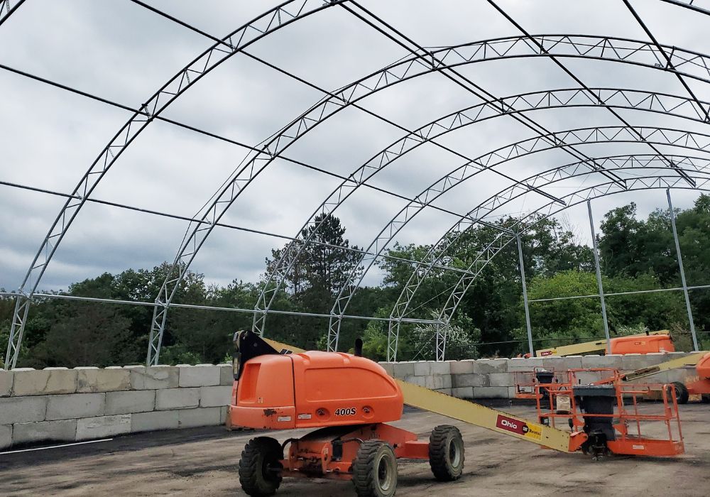 Summit County Ohio Salt Storage Shed