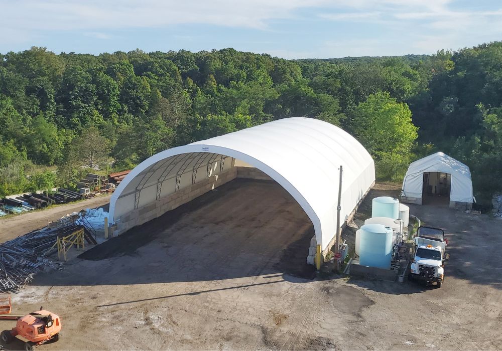 Summit County Ohio Salt Storage Shed