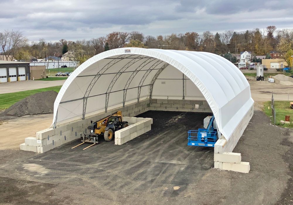 Zanesville ohio salt storage dome