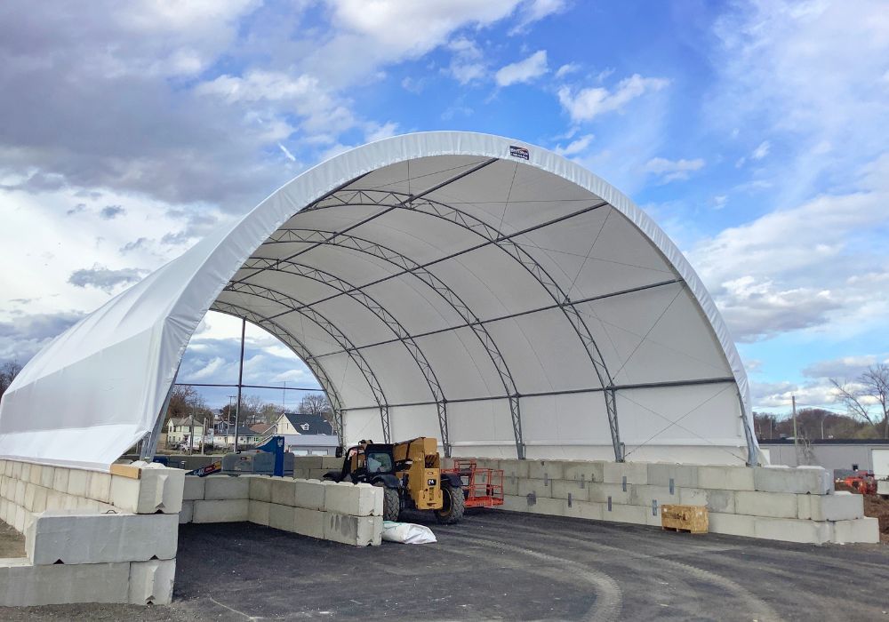 Zanesville ohio salt storage dome