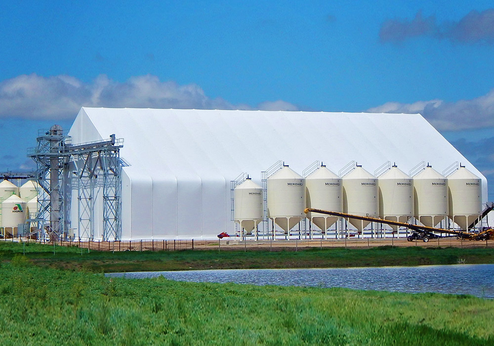 Dry Bulk Fertilizer Storage Bins, Warehousing & Construction Options