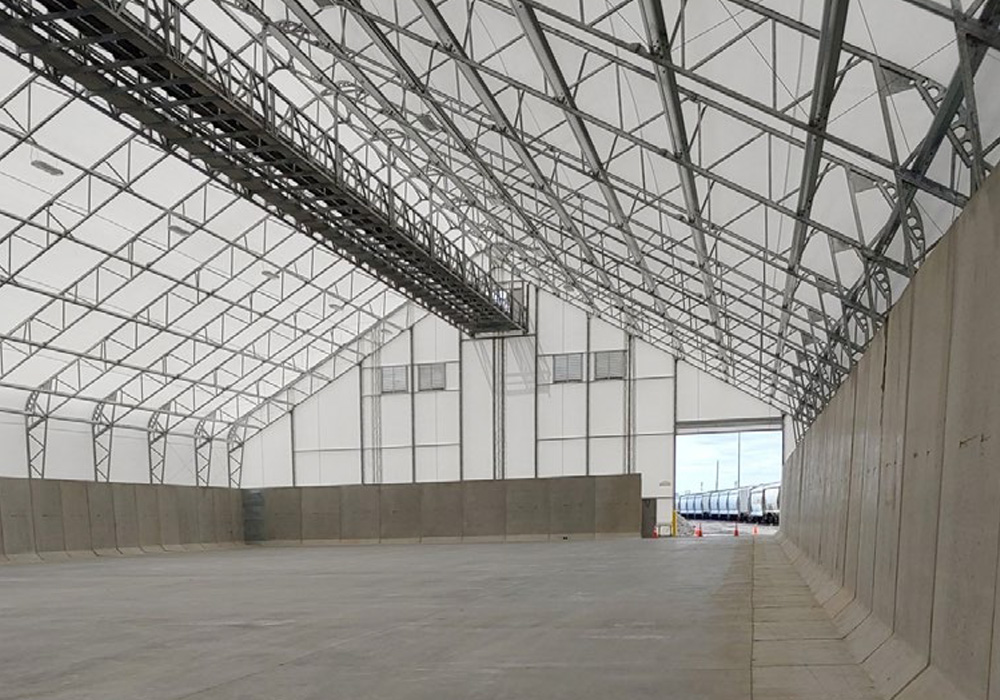 Dry Bulk Fertilizer Storage Bins, Warehousing & Construction Options