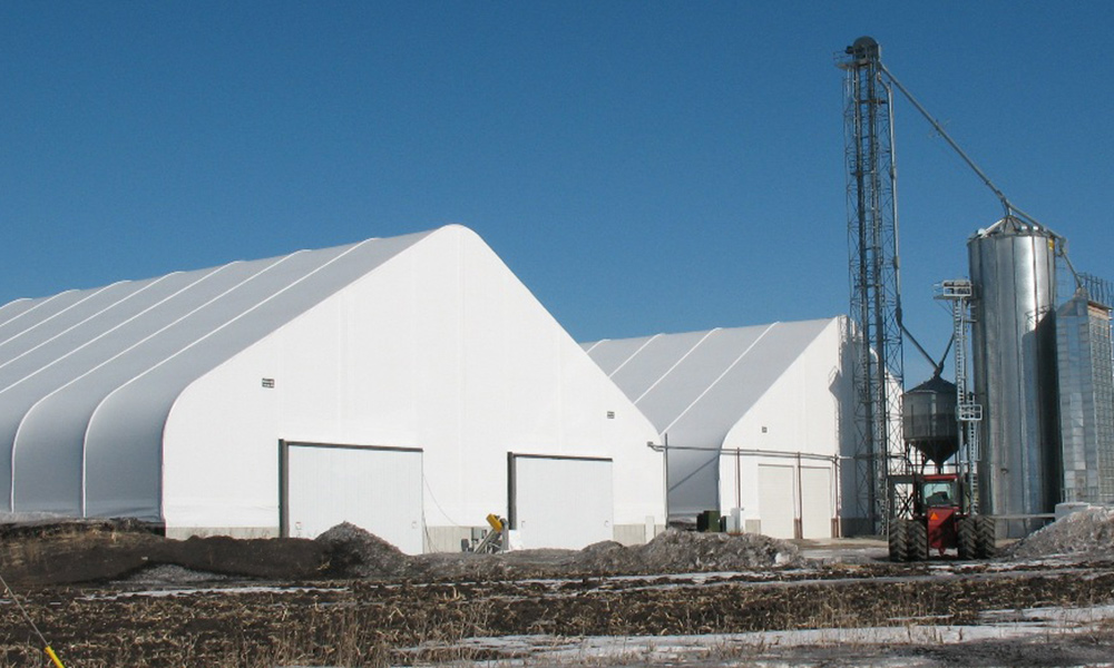 Flat Grain Storage Building