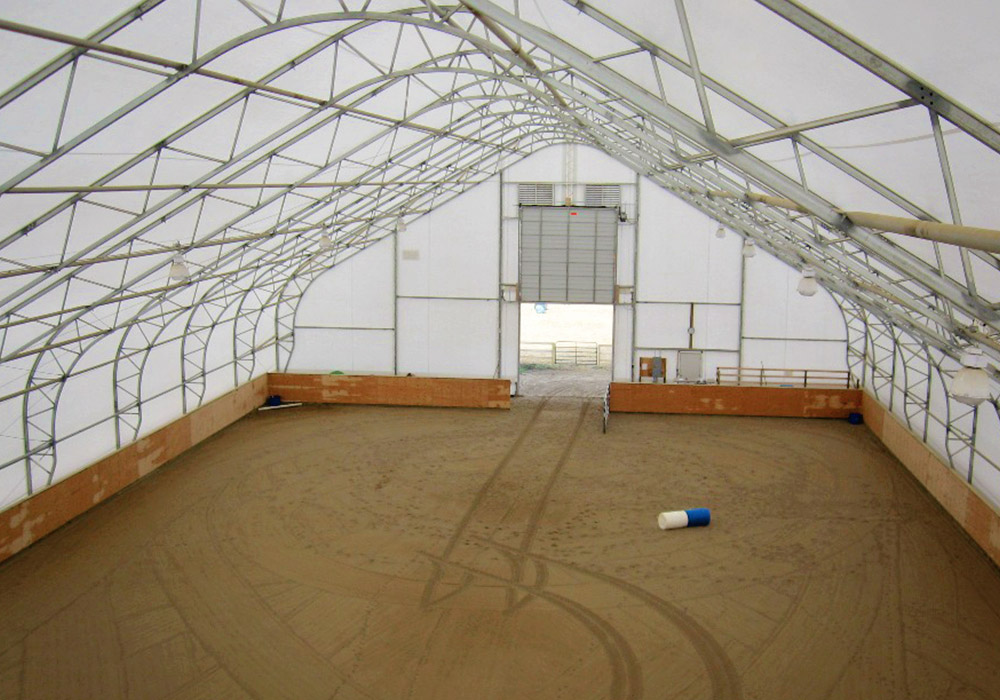 fabric covered riding arenas