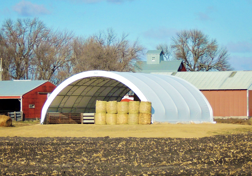 hoop barn construction