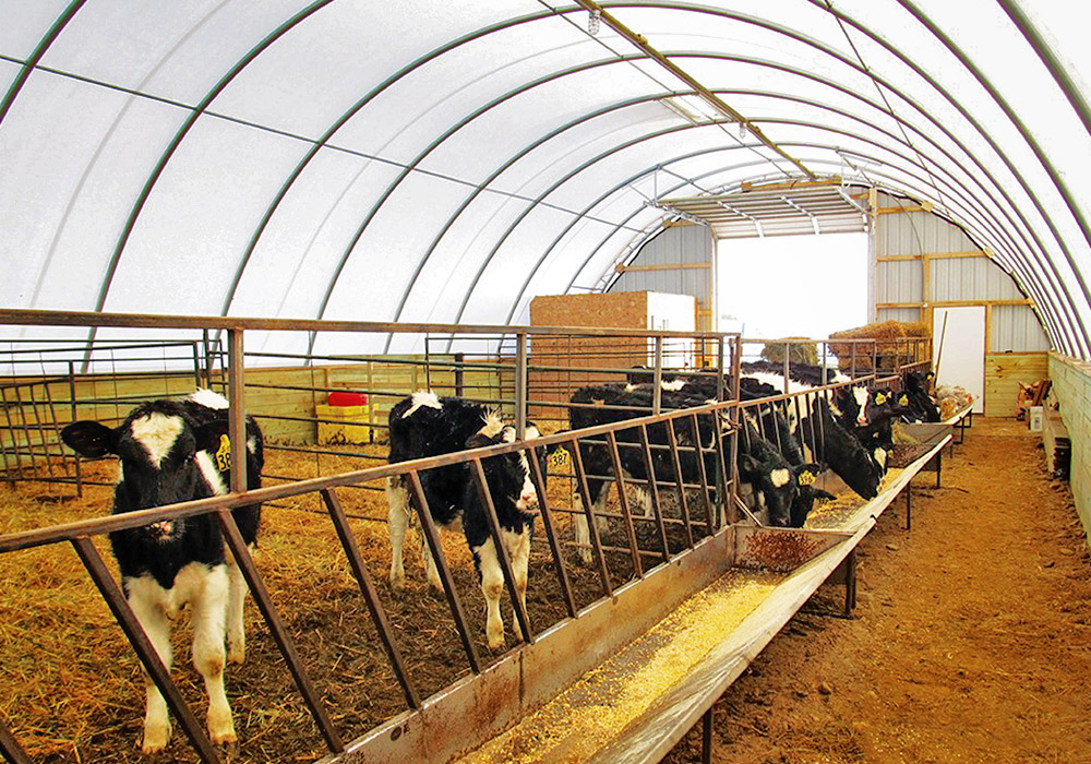 hoop barn construction