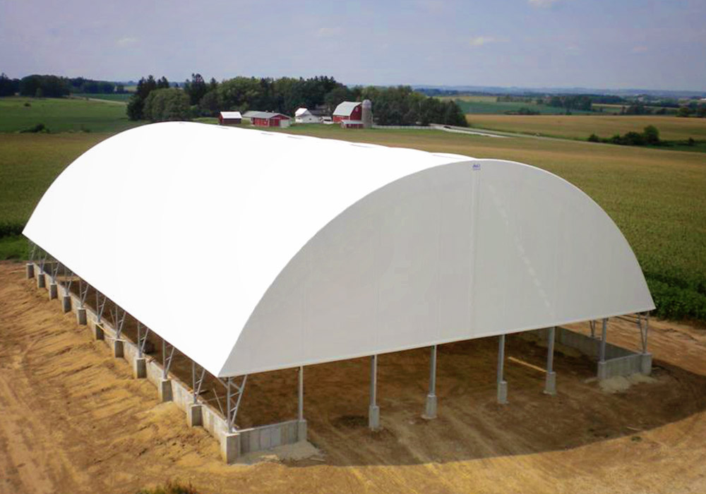 Hoop Barn for Cattle | GC Fabric Building Division