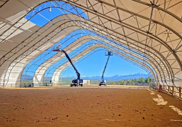 indoor riding arena with stalls plans