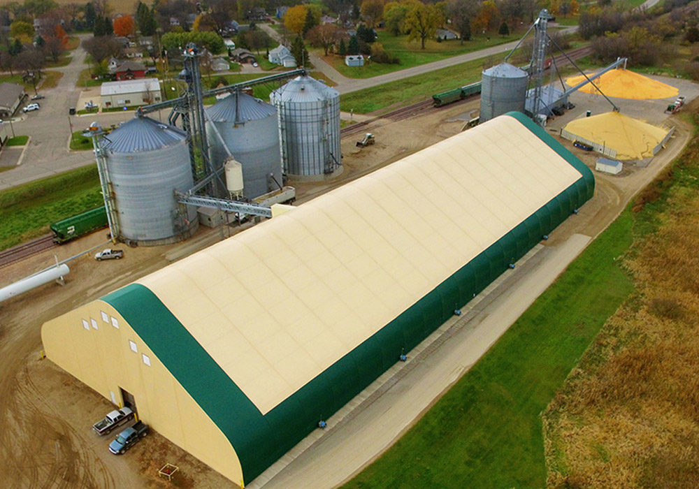 tarp buildings